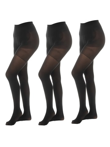 Jolie Folie 3er-Set: Strumpfhose in Black