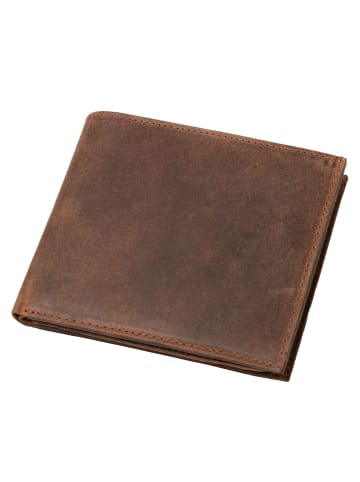 Alassio Geldbörse Leder 12 cm braun