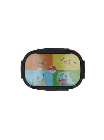 Pokémon Lunchbox mit Besteck Brotbox Vielseitige Pausenbox