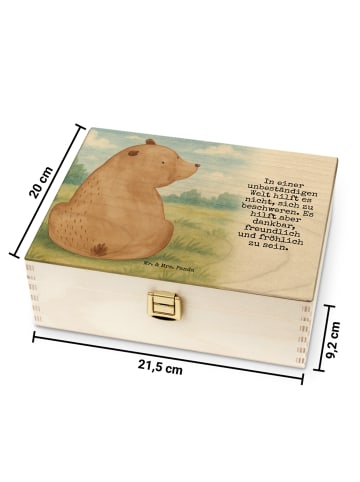 Mr. & Mrs. Panda Teebeutel Aufbewahrung Bär Schulterblick Design... in Weiß