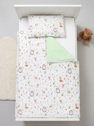 TupTam Kinder Bettwäsche 2-Teilig in grün/orange