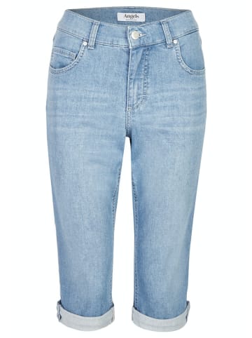 ANGELS Jeans Hose Capri TU in Blau