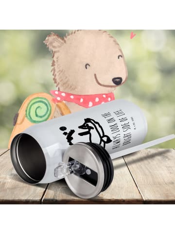 Mr. & Mrs. Panda Getränkedose Fuchs Sterne mit Spruch in Weiß