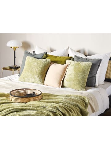 Beliani 2er-Set Dekokissen PILEA in Grün