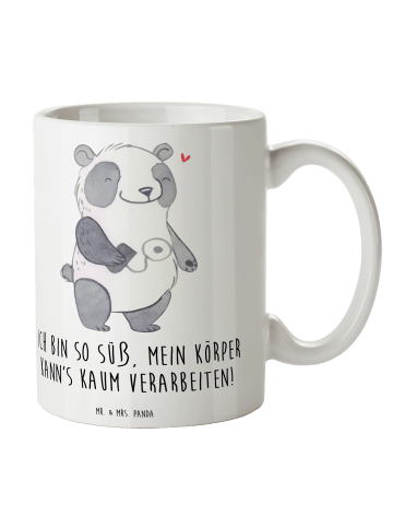 Mr. & Mrs. Panda Tasse Panda Insulinpumpe mit Spruch in Weiß