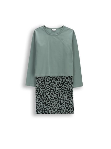 Coccodrillo Geripptes kleid 2 in 1 in grün