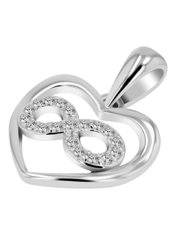 Adeliás Damen Anhänger – Unendlichkeitszeichen Anhänger aus 925 Silber in silber