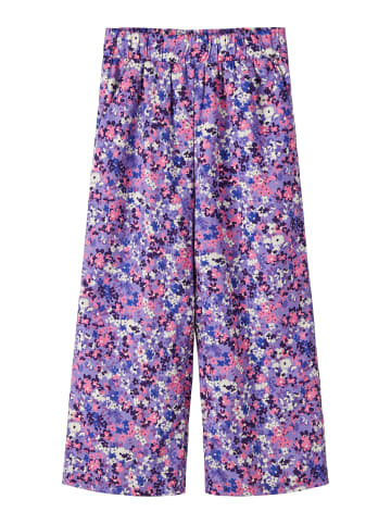 name it Wide Pant Millefleur in aster purple