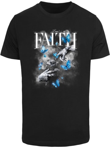 Mister Tee T-Shirt "Faith Butterfly Tee" in Schwarz