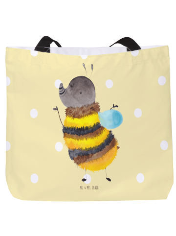 Mr. & Mrs. Panda Beuteltasche Hummel flauschig ohne Spruch in Gelb Pastell