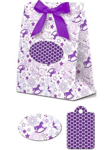 Buntpapierfabrik Ludwig Bähr Geschenkbox Celina 9,5x12,5x5cm Packung mit 5 Stück Motiv: 56