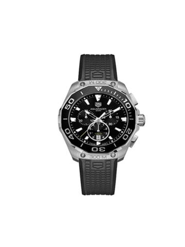 Tag Heuer Aquaracer Uhr schwarz silber CAY111A.FT6041