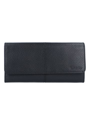 Esquire Verona Geldbörse RFID Leder 19 cm in schwarz