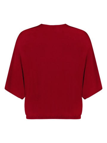 Zero  Feinstrickpullover kurzarm in Candy Red