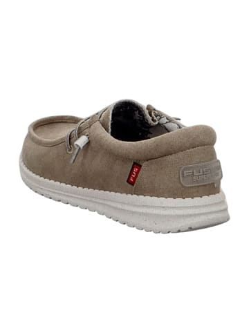 Fusion Mokassins Schnürschuhe in Beige