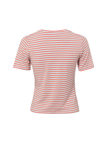 T-Shirt Julie-M in koralle mehrfarbig