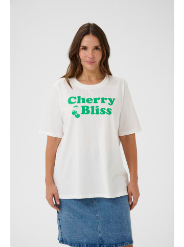 KAFFE curve T-shirt KCchari Loose fit in Chalk