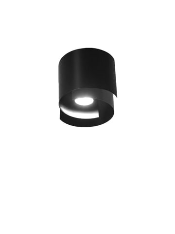 Licht-Erlebnisse Deckenlampe Ø 21 x (H)14 cm in Schwarz