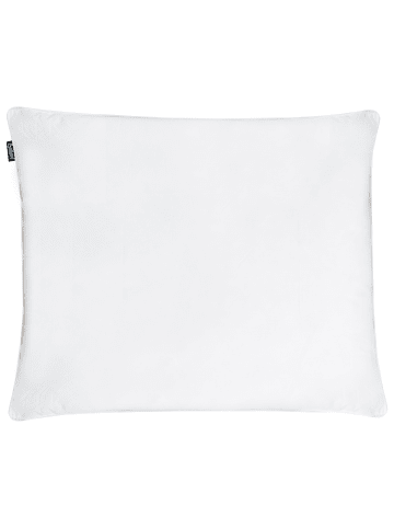 Beliani Kissen FELDBERG in Weiß - (W) 60 x (H) 11 x (L) 50 cm