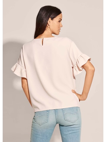 MADELEINE Hemdbluse mit glänzendem Finish in creme