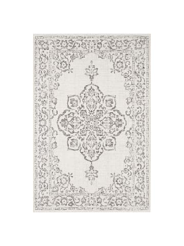 NORTHRUGS In- & Outdoor Teppich Tilos Creme Grau Anthrazit