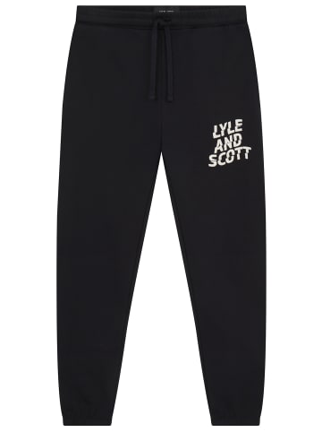 Lyle & Scott Sweathose in Schwarz