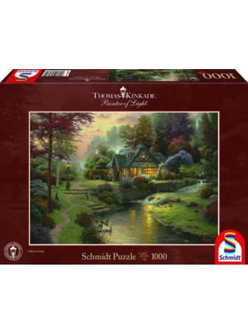 Schmidt Spiele Thomas Kinkade, Friedliche Abendstimmung, 1.000 Teile