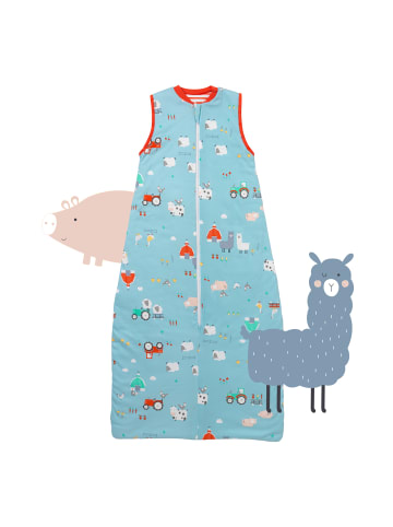 Schlummersack Bio Babyschlafsack, 1.0 TOG in Blau