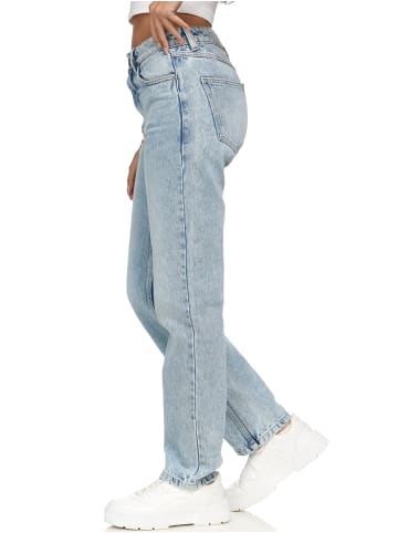 REPUBLIX Loose-Fit Jeans Madeline in Hellblau