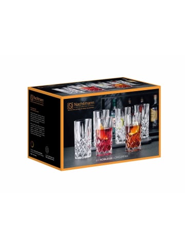 Nachtmann 6er Set Longdrinkgläser Noblesse 375 ml in transparent