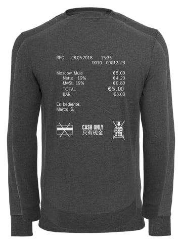 Mister Tee Crewneck-Sweater in charcoal