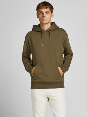 Jack & Jones Hoodie SWEAT HOOD Jumper Kapuzen Pullover in Khaki