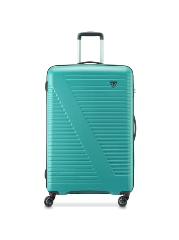 Roncato Sunlite 4 Rollen Trolley 76 cm in blu tiffany