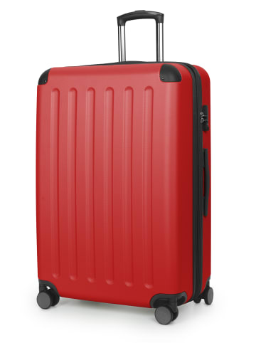 Hauptstadtkoffer Spree - Großer Koffer erweiterbar XL Trolley Aufgabegepäck, TSA, in Rot