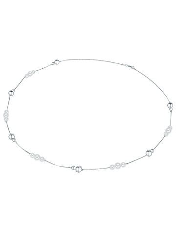 Lulu & Jane Kette aus Messing in silber