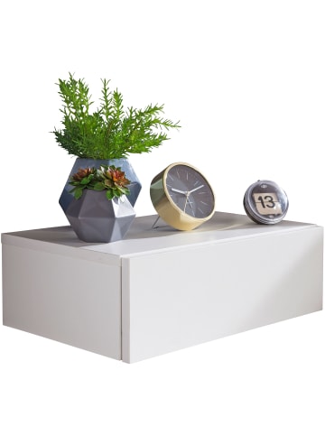 KADIMA DESIGN Nachttisch Modern | Spanplatte Foliert, Robust, Pflegeleicht in Weiß