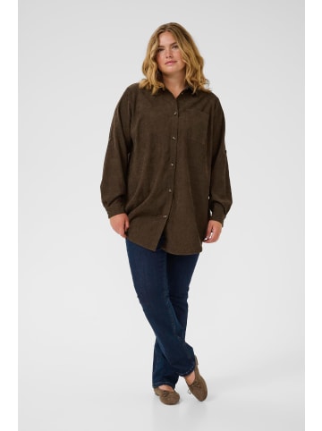 KAFFE curve Kleid KCverana Loose fit in Chocolate Brown CC