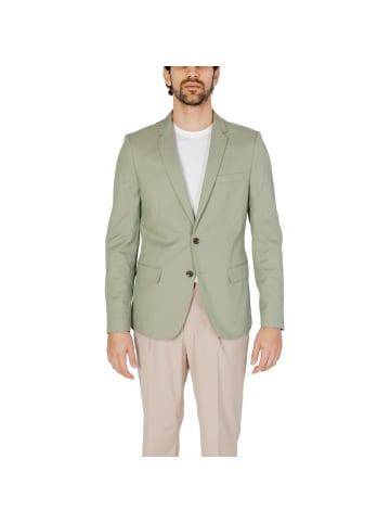 Grün Baumwolle Blazer