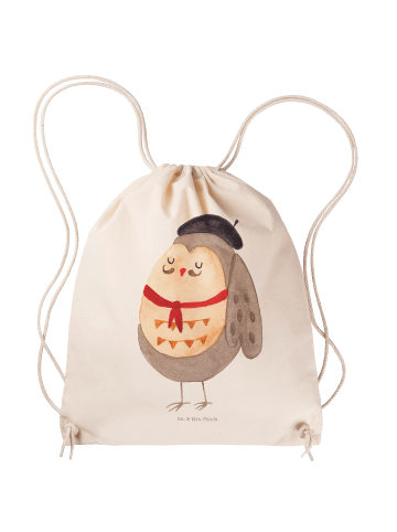Mr. & Mrs. Panda beutelrucksack Eule Frankreich ohne Spruch in Creme