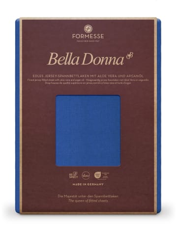 Formesse Spannbettlaken Bella Donna Jersey in Royalblau