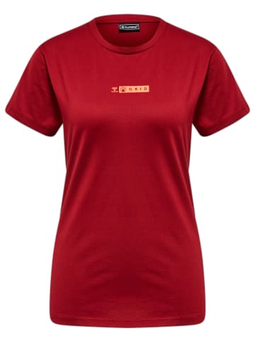 Hummel Hummel T-Shirt Hmloffgrid Multisport Damen in RHUBARB/NASTURTIUM