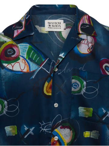 Scotch & Soda Hemd in marine mehrfarbig