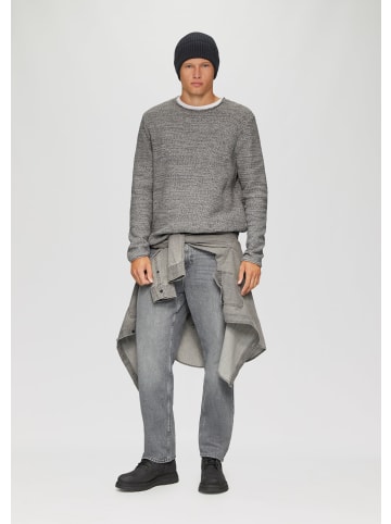 QS Strickpullover langarm in Grau