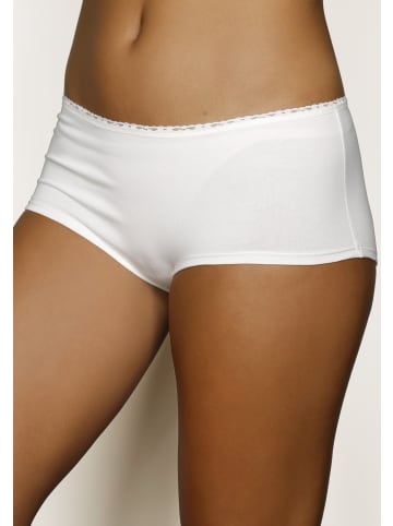 LASCANA Panty in creme, grau, schwarz, rot