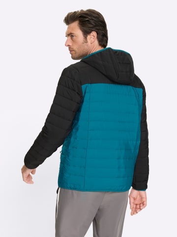 WITT WEIDEN Steppjacke in schwarz-aquapetrol