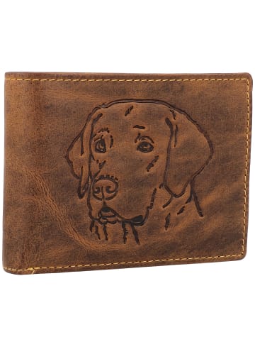 Greenburry Vintage Geldbörse Leder 12 cm dog
