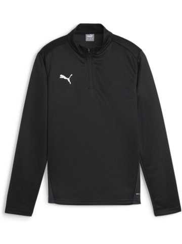 Puma T-Shirt "TeamGoal Training 1/4 Zip Top Jr" in Schwarz
