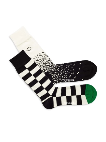 DillySocks Socken 2er Set Granular Chess Socken in Granular Chessboard