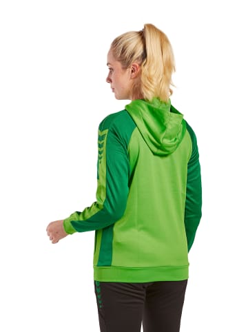 erima Damen Six Wings Trainingsjacke mit Kapuze in green/smaragd