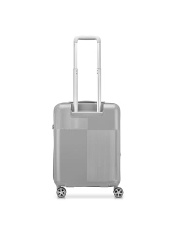 Roncato Airglam 4 Rollen Kabinentrolley S 55 cm mit Dehnfalte in grigio perla